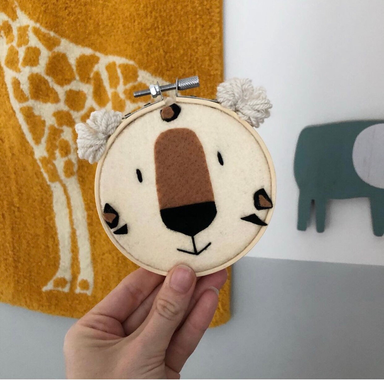 Cabeza de leopardo colgante dormitorio temático de la selva | Etsy