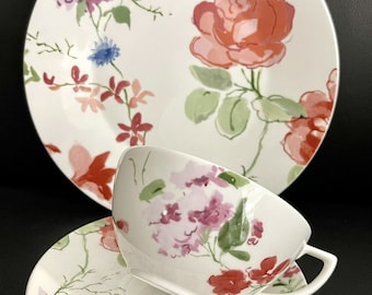 Wedgwood Jasper Conran Floral Breakfast Set, As New Condition