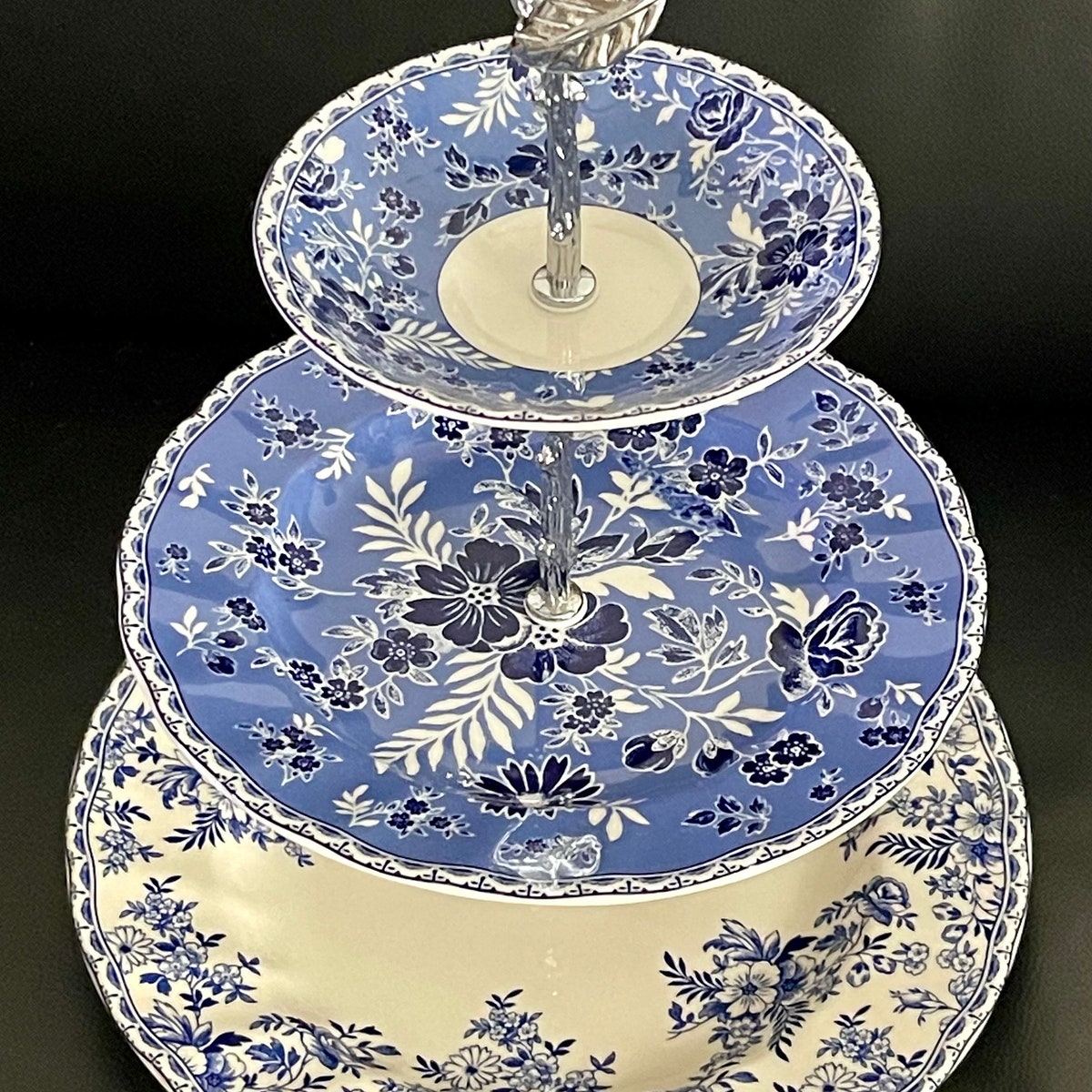 Beautiful Johnson Brothers Devon Cottage Large Three-tiered Cake Stands, Made With Brand New Plates and Strong Handles - Etsy
