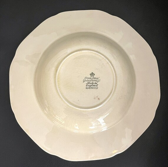 Vintage Crown Ducal Gainsborough Large 23cm Rimmed Bowl Vintage Crown Ducal Gainsborough Large 23cm Rimmed Bowl