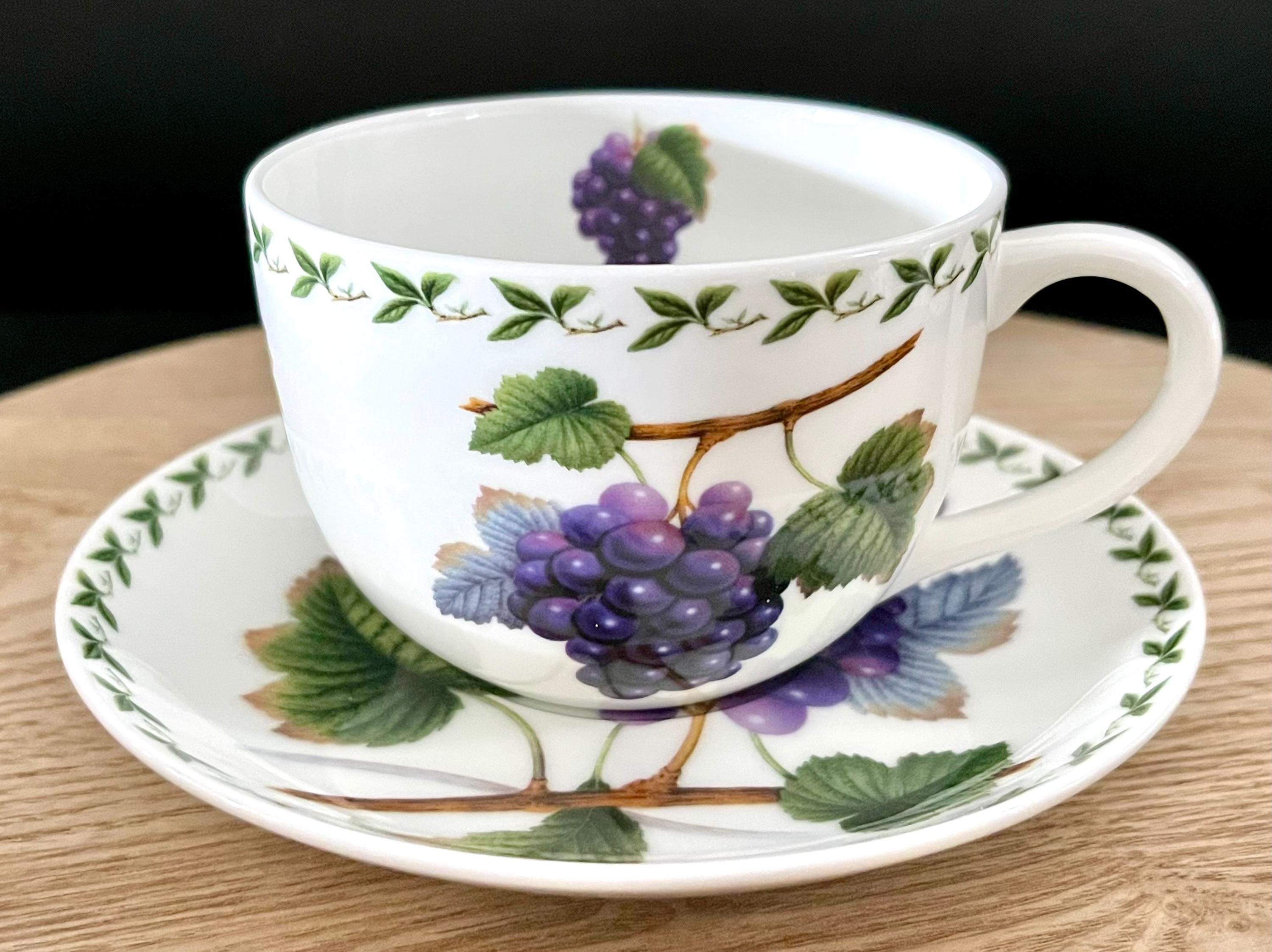 Maxwell Williams Orchard Fruits Tea Cup & Saucer Set - Various