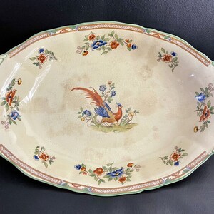 Royal Venton, John Steventon & Sons Deep Oval Serving Dish, Burslem, 1930-1936