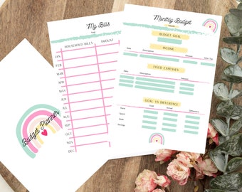 Rainbow Budget Planner