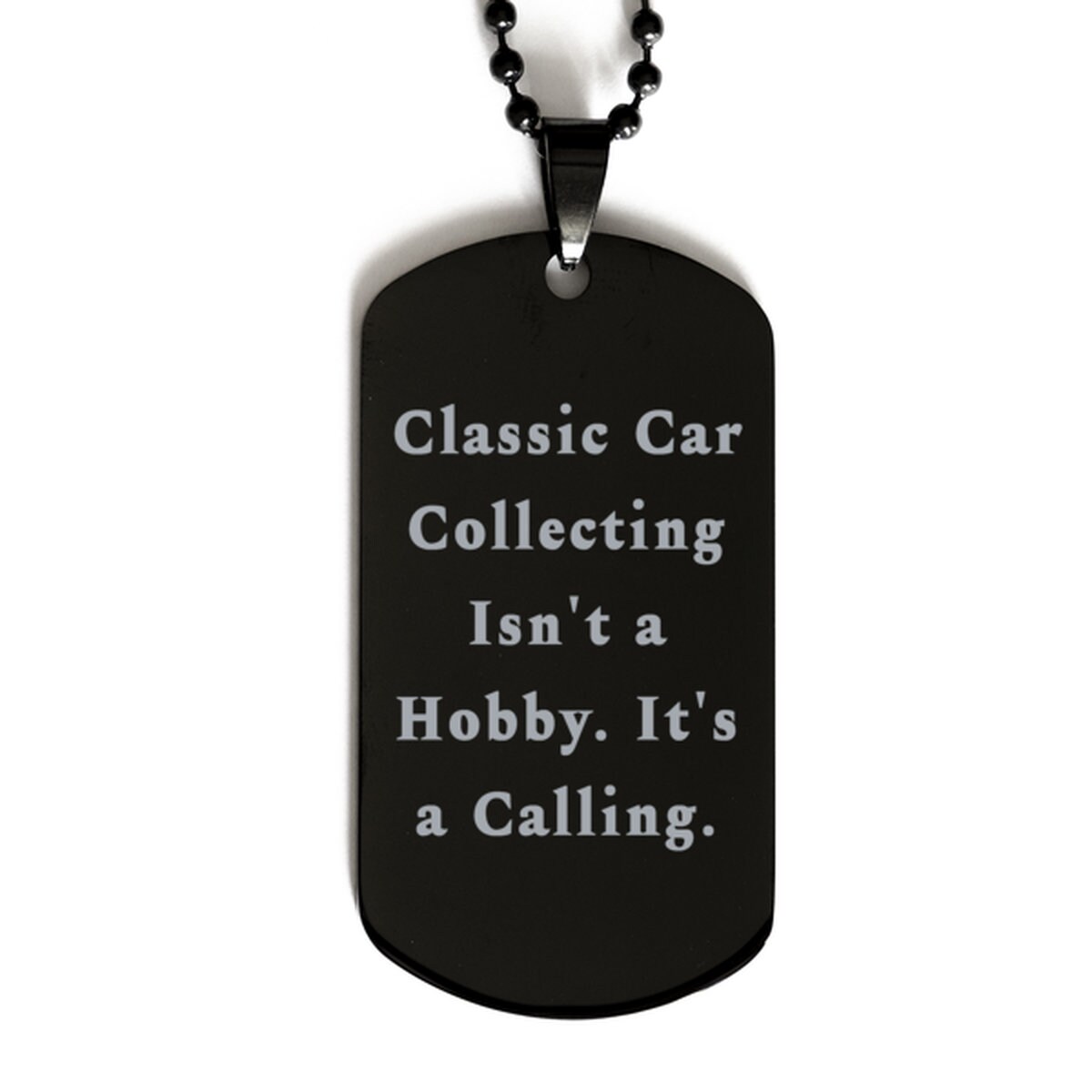 Classic Car.. Classic Car Collecting Black Dog Tag | Etsy