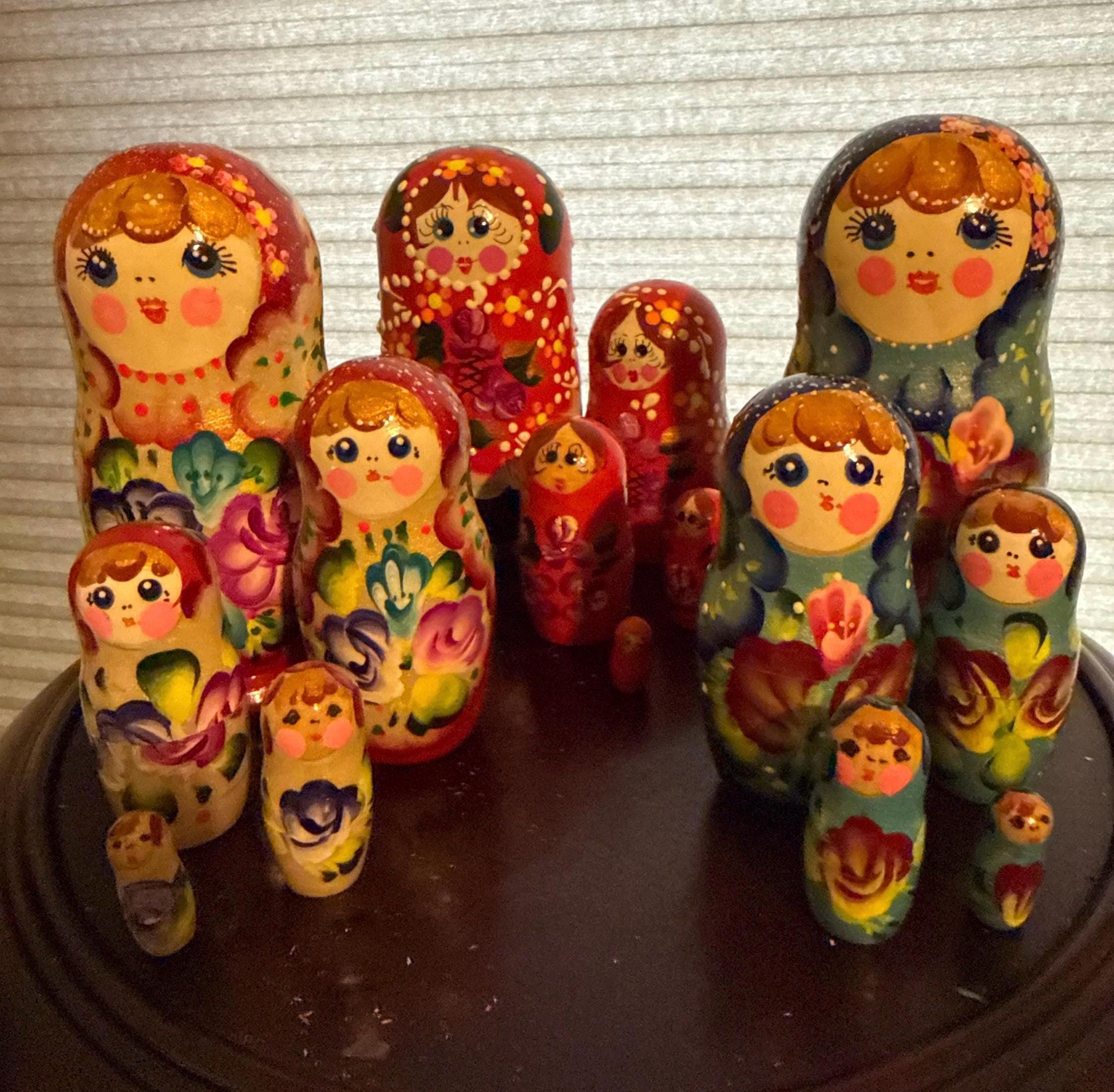 Poupées gigognes Rêves d'Enfance - Matriochka russe 10 pièces