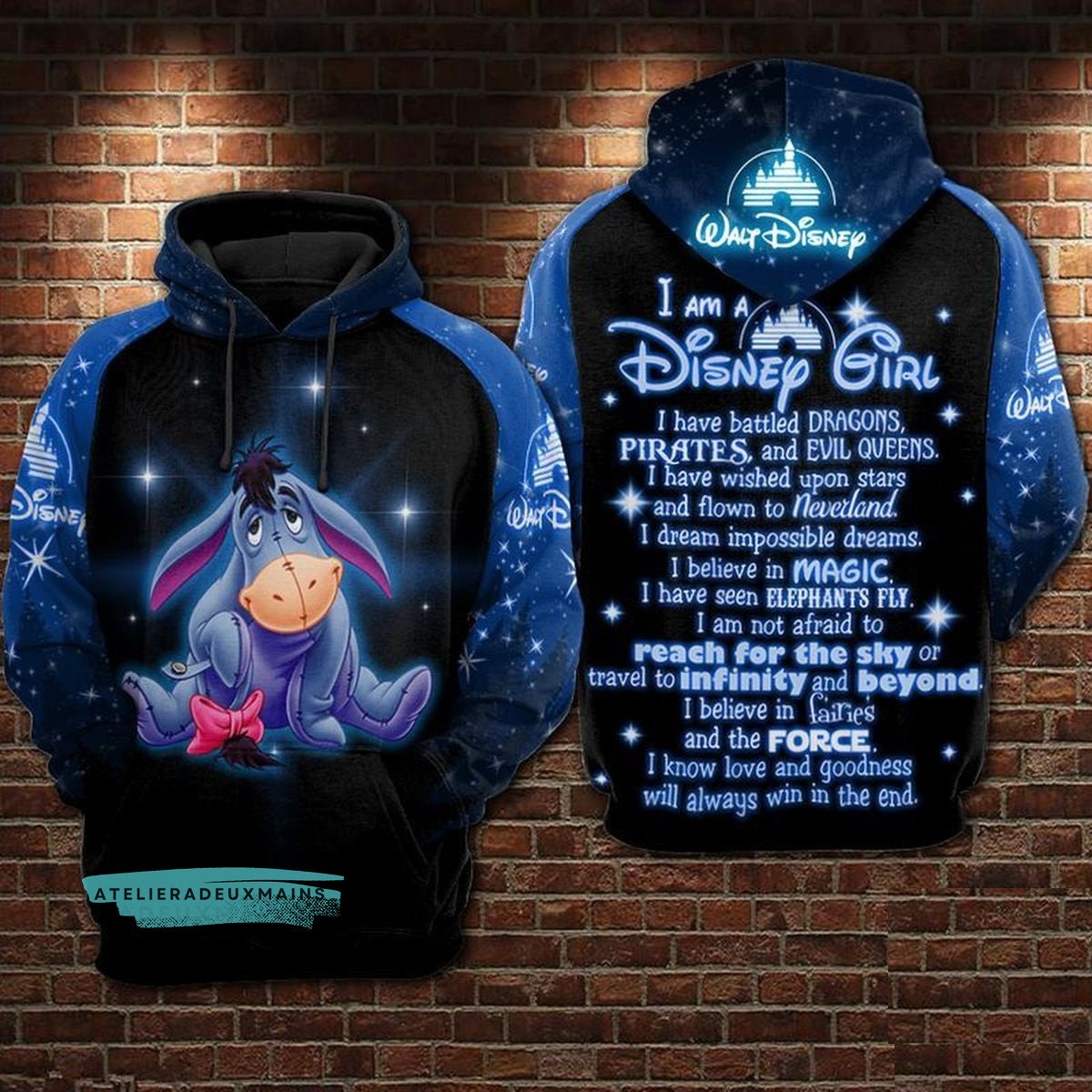 Eeyore Cute Hoodie Eeyore Crewneck Sweatshirt Winnie the pooh