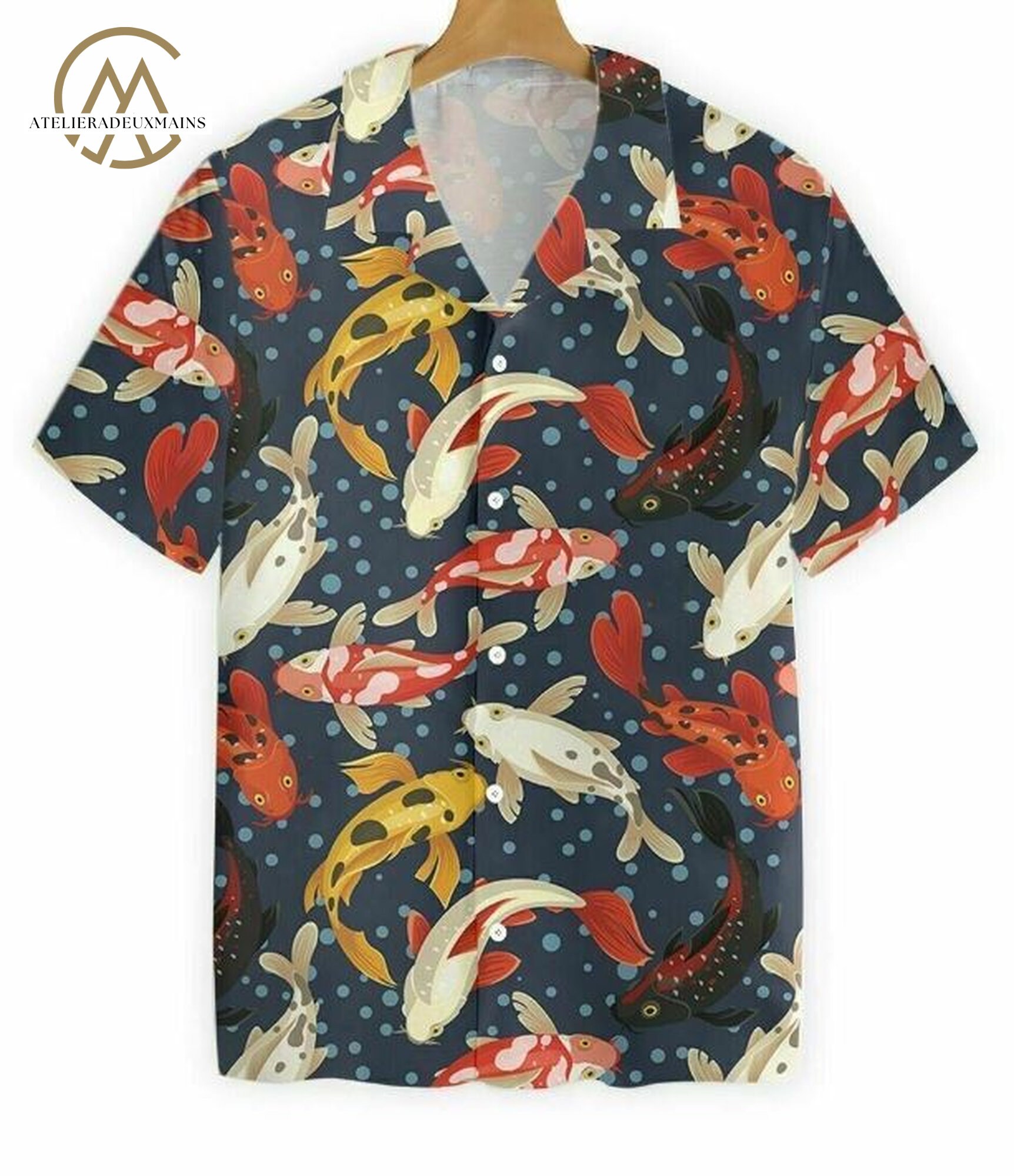 Koi Fish Pattern Hawaiian Shirt, Koi Fishes Lovers Aloha Beach Shirt,  Japanese Shirt, Fish Love Gift, Father Day Gift -  Canada