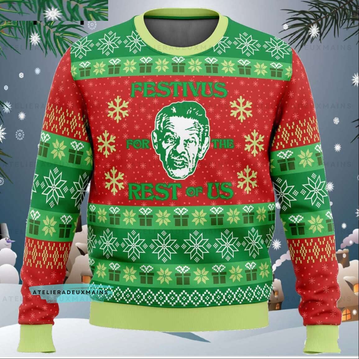 Festivus ugly cheap christmas sweater