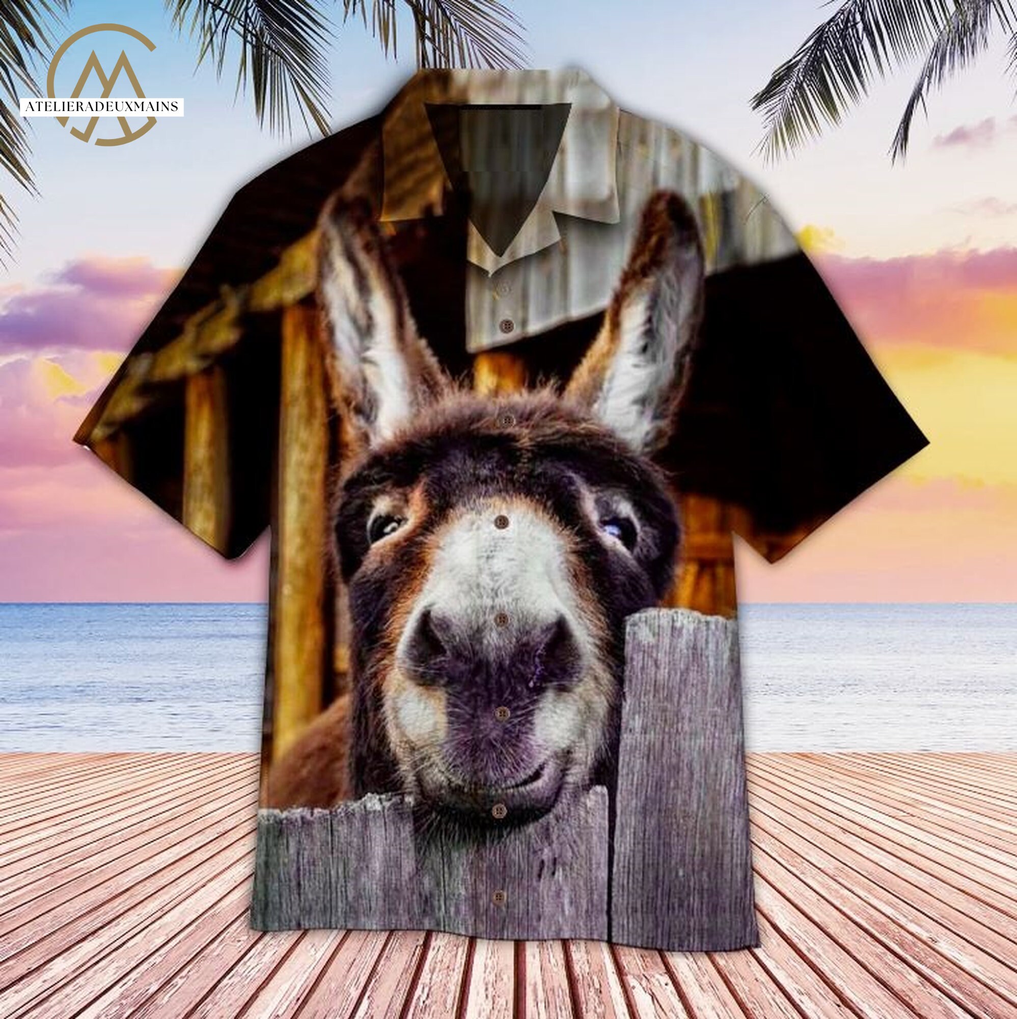 Donkey Hawaiian Shirt, Animal Shirt, Gift For Donkey Lovers, Donkey ...