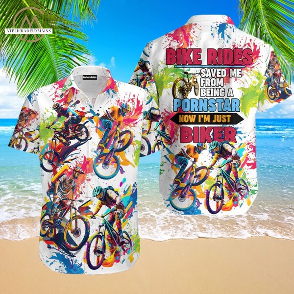 Hawaiian Bike Shirt Etsy