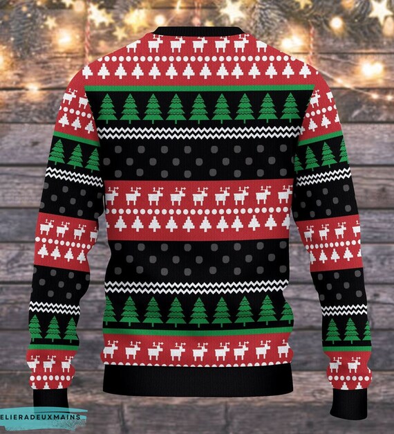 Rose top ugly sweater