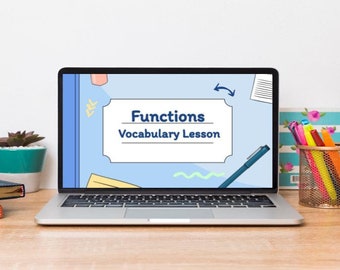 Teaching Vocabulary in Math "Functions Edition"