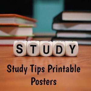 Study Tips Posters