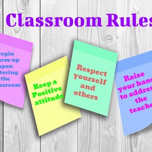 Classroom Rules Poster