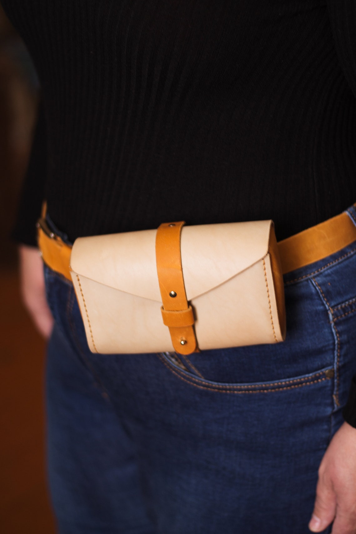 Leather bag/Pattern pdf/Template/Belt pouch/Leather Etsy