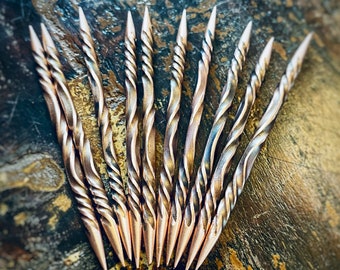 Cowboy Copper Toothpick - Reverse Twist