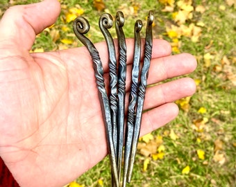 Hand Forged Hair Pin