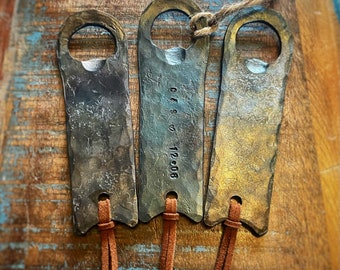 Hand Forged Personalized Bottle Openers