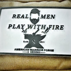 Blacksmithing hook-n-loop Morale Patch