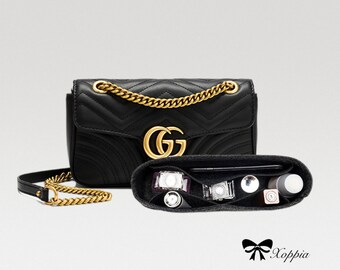 Bag Organizer For Marmont Chain Shoulder Bag. Bag Insert For Classical Bag.