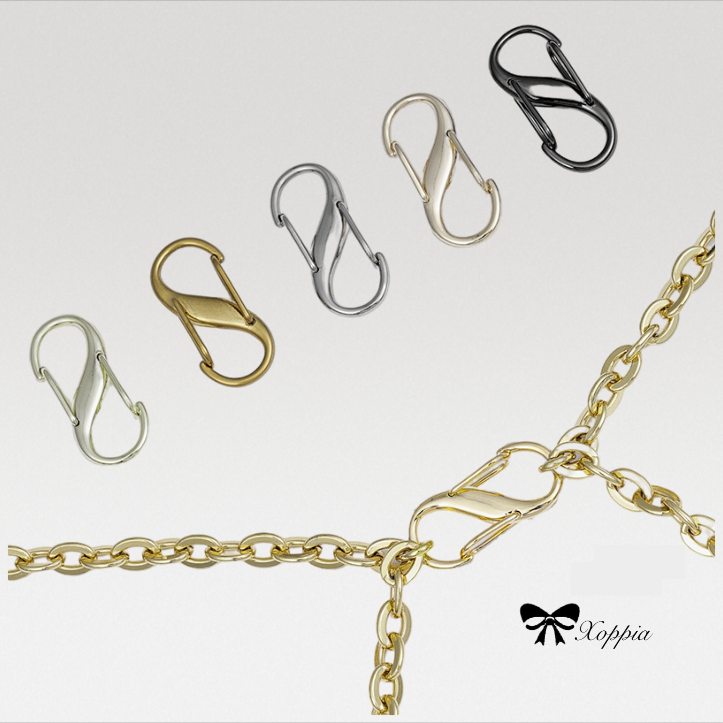 Bag Chain Adjuster Buckle. Metal Chain 