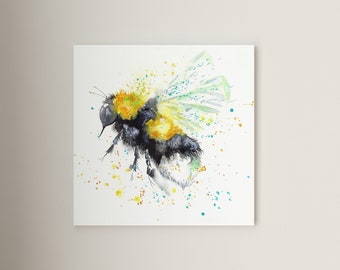 Bee Print | Wall Art for the home | Great gift idea | Home decor | Canvas | Fine art print #92