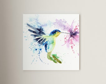 Hummingbird Print | Wall Art for the home | Great gift idea | Home decor | Canvas | Fine art print #57