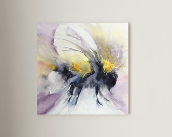 Bee Print | Wall Art for the home | Great gift idea | Home decor | Canvas | Fine art print #101