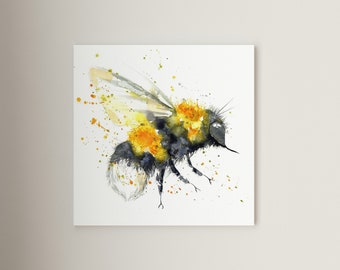 Bee Print | Wall Art for the home | Great gift idea | Home decor | Canvas | Fine art print #93