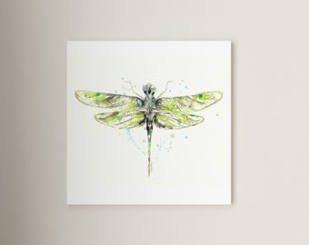 Dragonfly Print | Wall Art for the home | Great gift idea | Home decor | Fine art print | Canvas #79