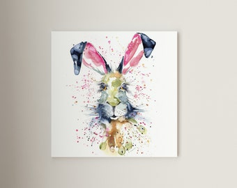 Hare Print | Wall Art for the home | Great gift idea | Home decor | Canvas | Fine art #62