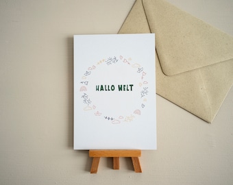 Karte „Hallo Welt“