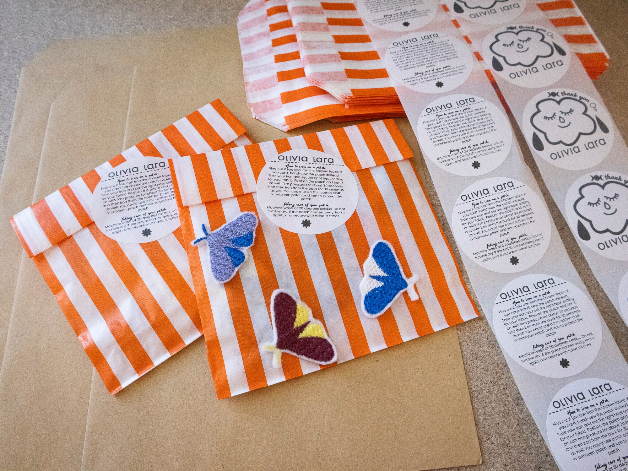 Moth Hole Repair Patch, Personalised Colours, 2.5x3.5cm Moth Patch