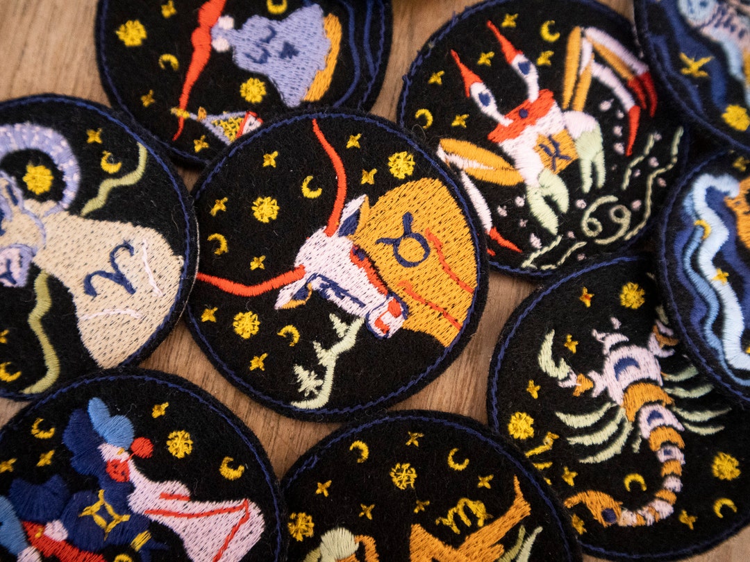 Zodiac Embroidery Designs: Astrology Signs Pack (digital Download) - Etsy