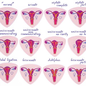 Inclusive Uterus Diversity: 12 Design Machine Embroidery File