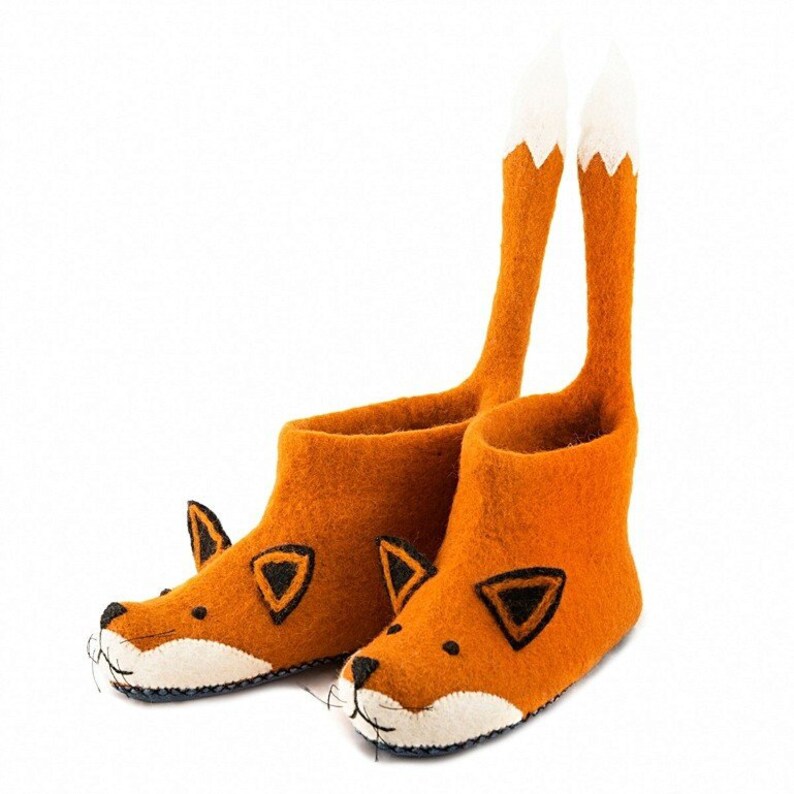 fox slipper boots