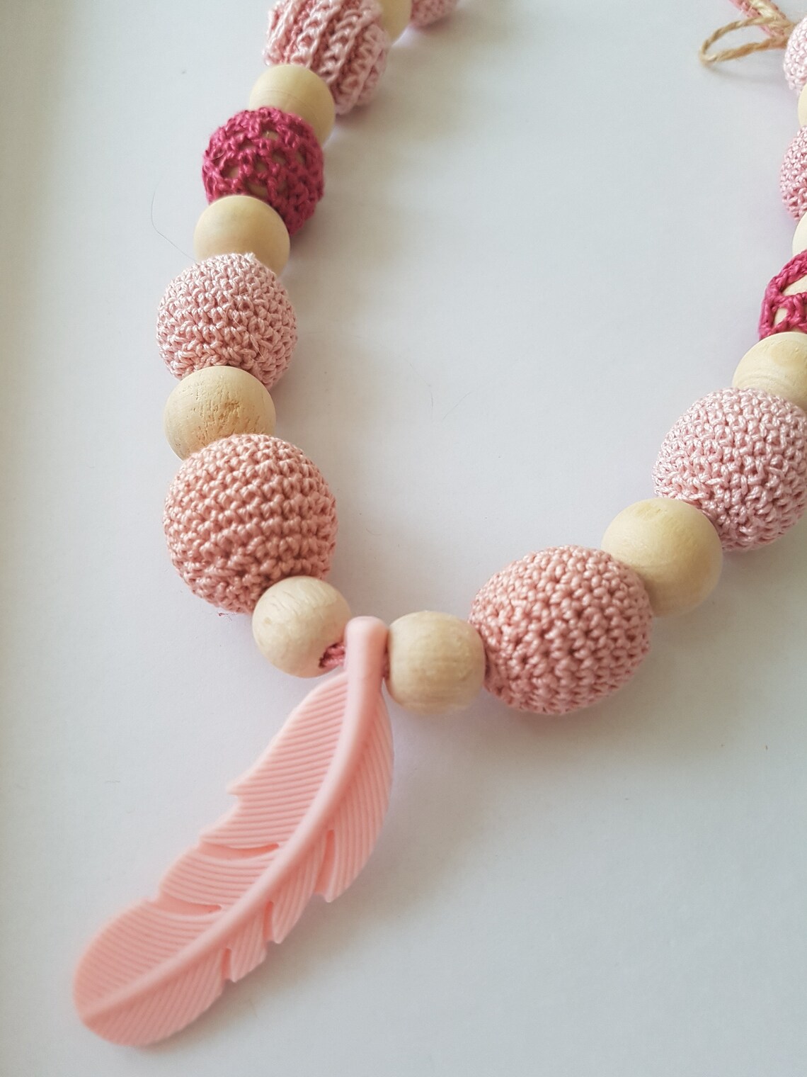 Breastfeeding necklace necklace mom necklace towel chain Etsy