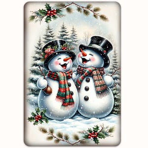 Retro Stye Christmas Sign, Metal Sign, Christmas Decor, Country Christmas, Wall Sign, Snowman Decor, Christmas Decor, Wreath Making Sign