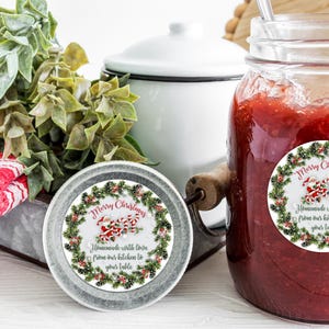 Christmas Stickers, Christmas Tags, Christmas Labels, Christmas Canning Labels, Mason Jar Labels, Treat Bag Stickers