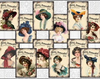 Vintage Style, Shabby Chic, Atc Cards, Tags, Scrapbook Supplies, Junk Journaling, Card Making, Supplies, Victorian Ladies