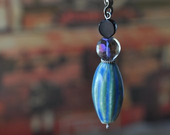 Fan Pull，Light pull，light chain pull，Bathroom Decor，Ceiling Fan Chain，Ceramic light pull，cord handle，chain pull，Car Charm