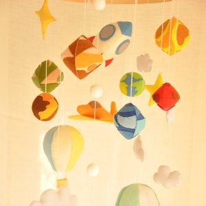 planets mobile，Solar System mobile，galaxy mobile ，Spaceship，Space Room Decor，adventure Theme ，airplane baby mobile，Travel nursery mobile