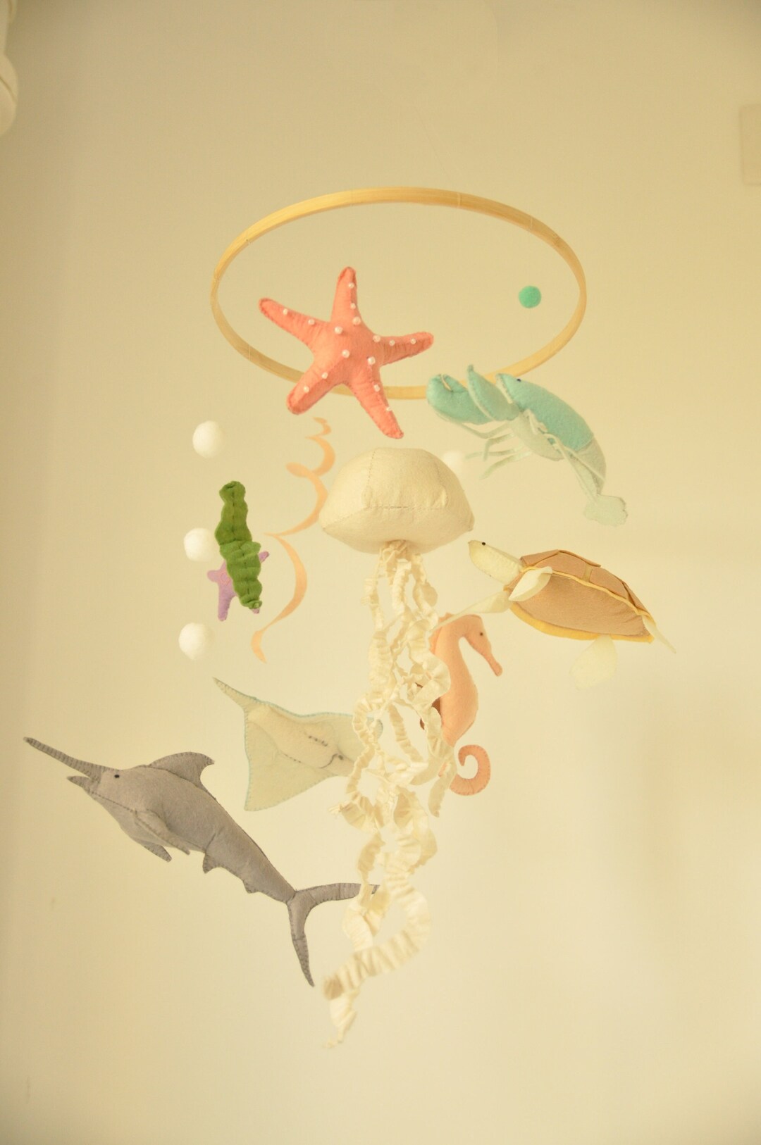 Ocean Theme Nursery,nautical Nursery Decor,swordfish Crib Mobile