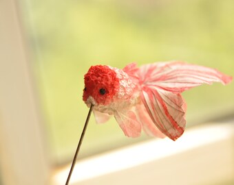 Goldfish Hanging Decor,window/home decor,House Window Wall Hangings Cling Ornament,Goldfish Mobile Wind Chime,Anniversary Gif,Window Hanging