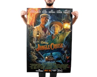 pix Jungle Cruise Movie Poster Artist jungle cruise poster etsy
