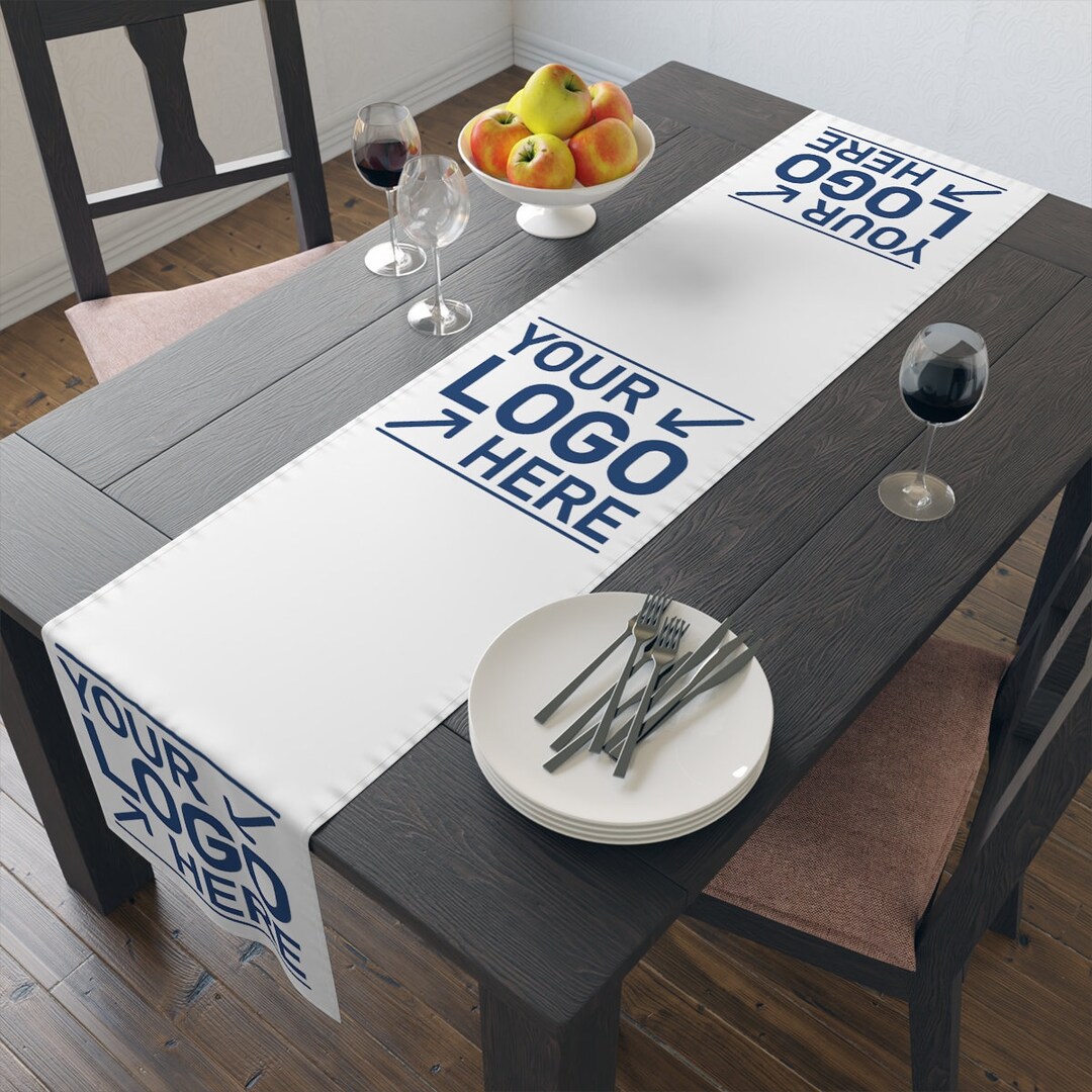 Custom Logo Table Runner Free Online Design Tool With Your Logo and