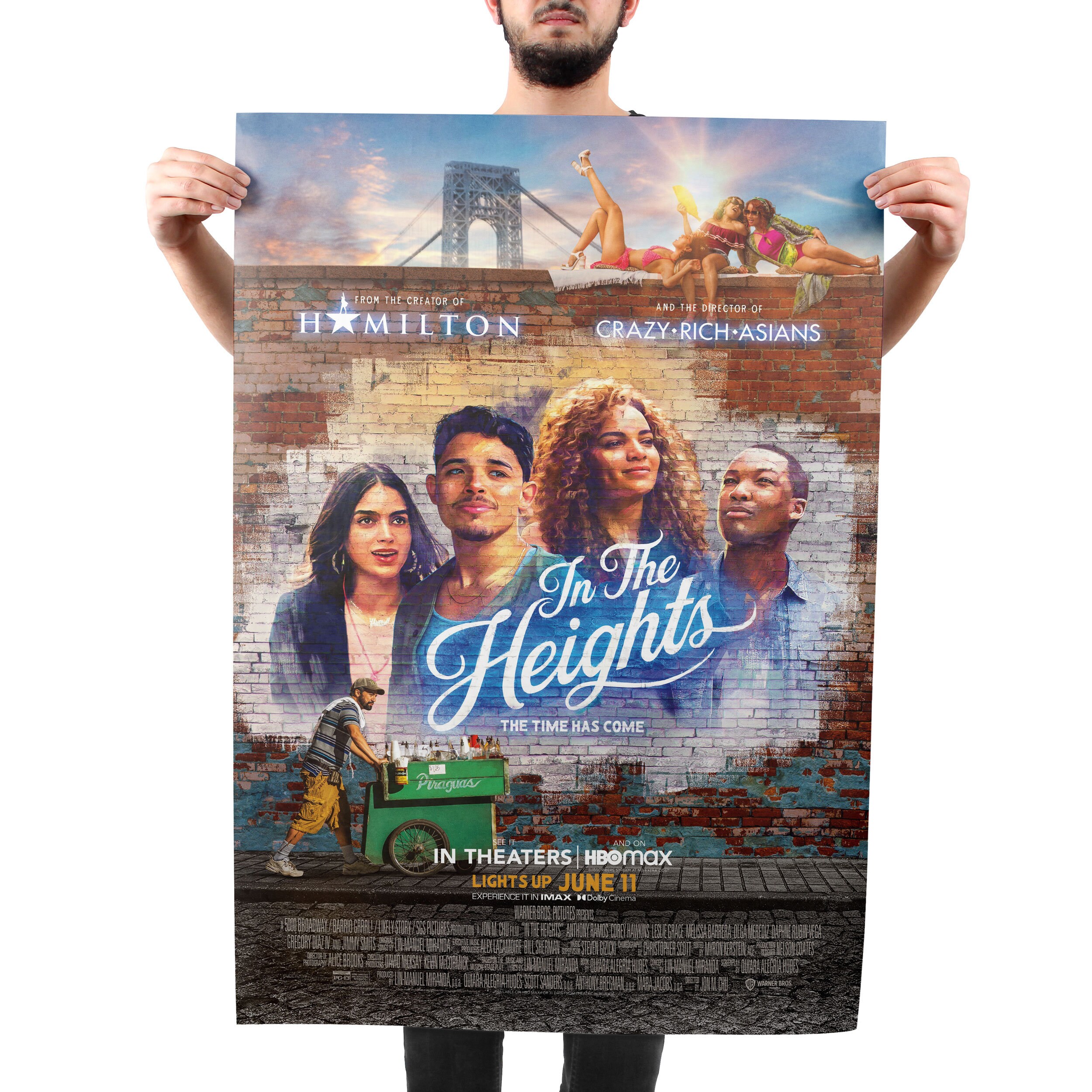 In the Heights Movie Poster, Quality Glossy Print, Photo Wall Art, #1