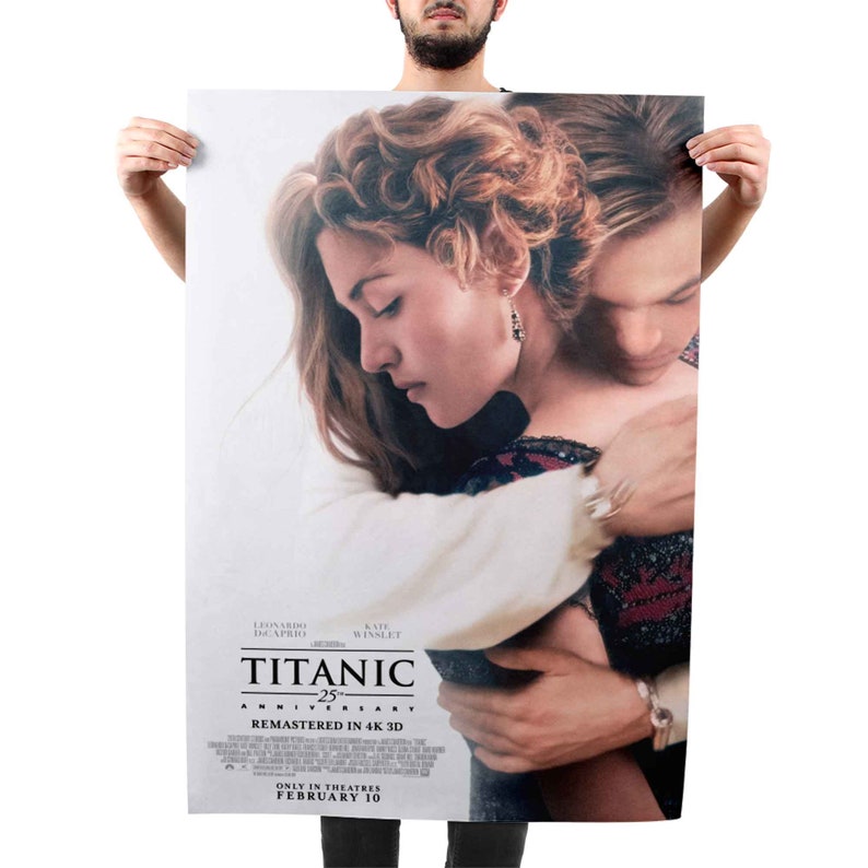 Titanic Movie Poster 25th Anniversary Quality Print on Etsy
