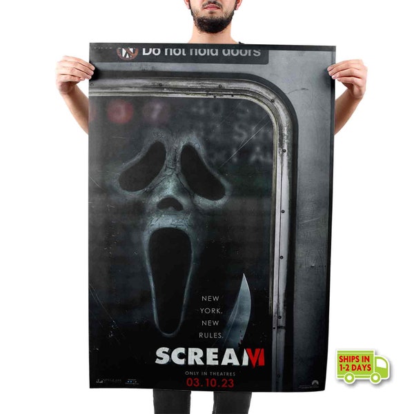 Scream 6 Movie Poster, Quality Print on Glossy Print, Photo Poster Paper - SCREAM61