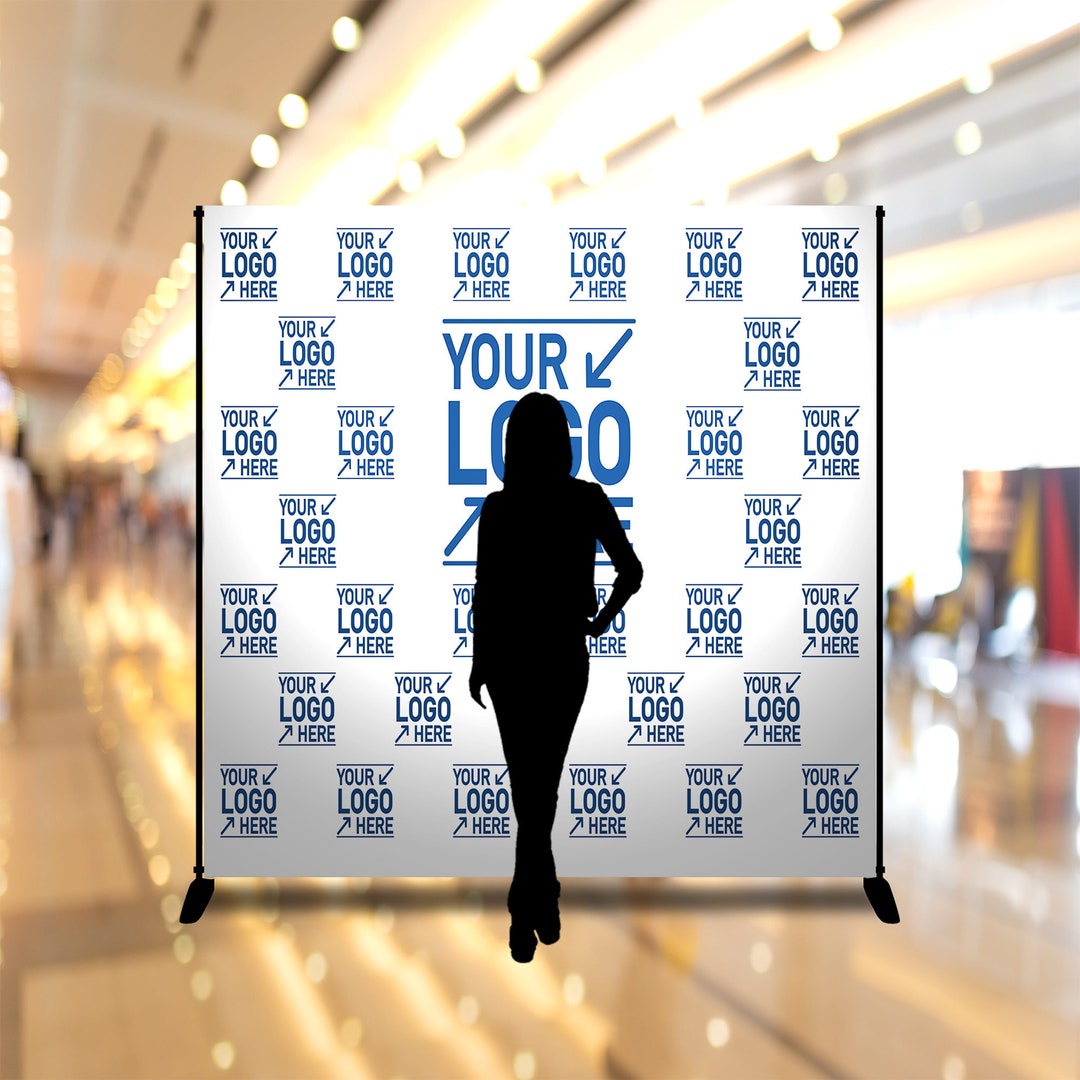 Stand Included Custom Event Backdrop Banner Business Logo - Etsy Australia